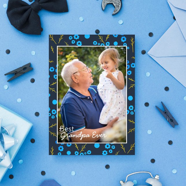 Beste Opa-je-Urlaubskarte Feiertagskarte (Von Creator hochgeladen)