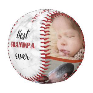 Beste Opa je Vatertag 3 FotoCollage Baseball