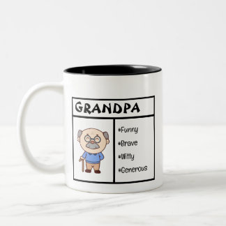 Beste Opa-jemals-Tasse Zweifarbige Tasse