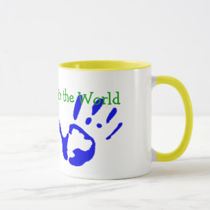 Beste Opa mit Handprints Tasse