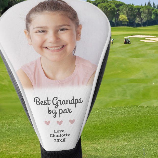 Beste Opa nach Par erstellen Einzigartiges benutze Golf Headcover (Best Grandpa By Par Create Unique Custom Photo Golf Head Cover)