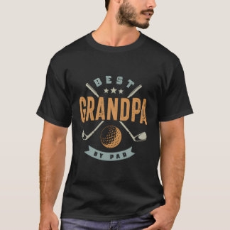 Beste Opa nach Par Golf Großartiger Golfsport T-Shirt