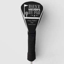 Beste Opa par Black und White Modern Golf Headcover