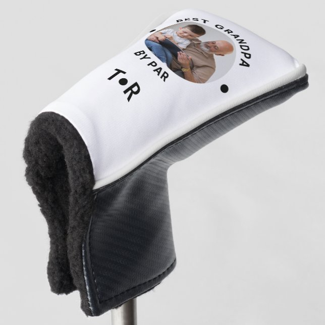 Beste Opa Par Foto Golf Putter Abdeckung Golf Headcover (3/4 Vorderseite)