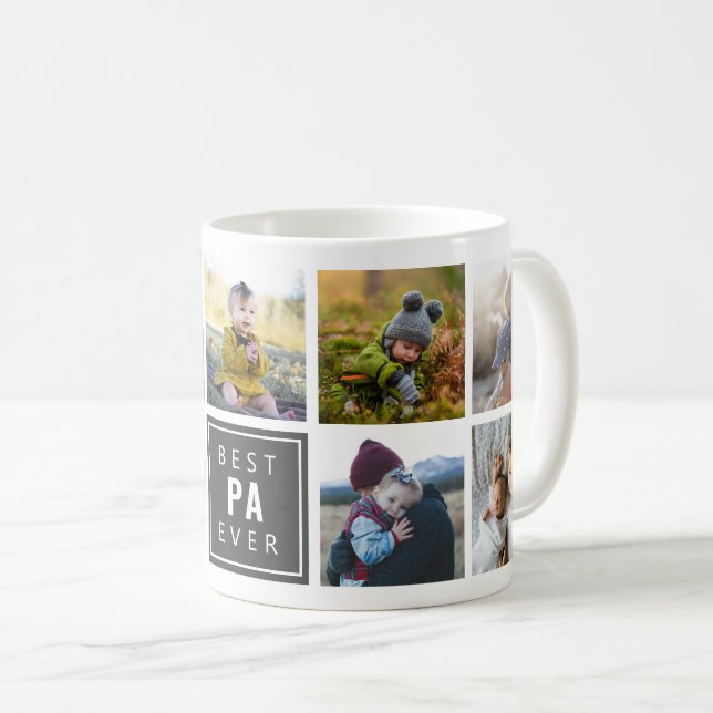 Beste PA je benutzerdefinierte Foto-Tasse Kaffeetasse (VorderseiteRechts)