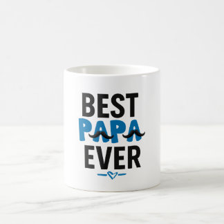Beste Papa Ever Tasse - Funny Mustache Vater Gesch