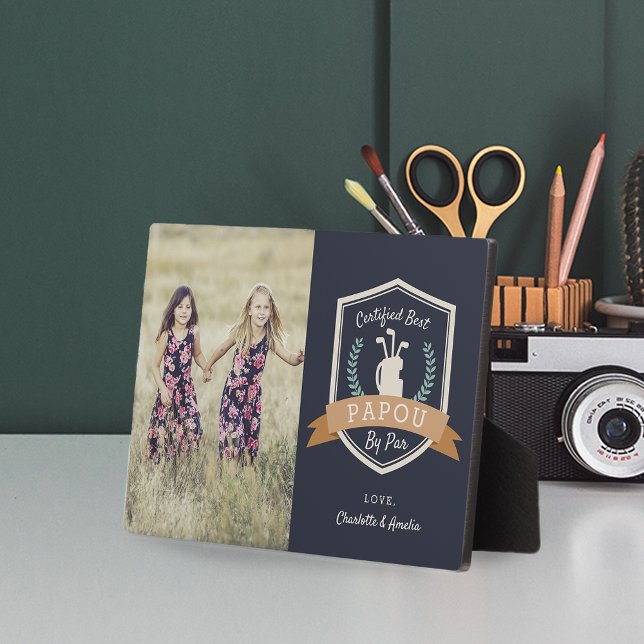 Beste Papos nach Par | Golf Opa Foto Fotoplatte (Von Creator hochgeladen)