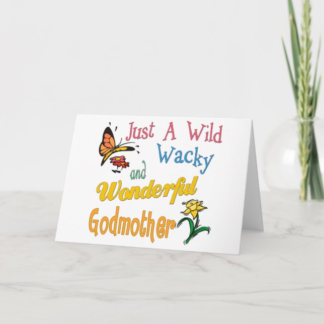 Beste Patin-Geschenke Karte (Vorderseite)