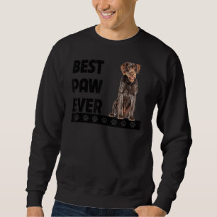 Beste Paw je deutsches Drahthaar Pointer Vater Vat Sweatshirt
