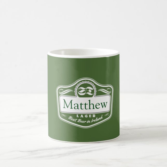 Beste personalisierte Bierumarmung Kaffeetasse (Mittel)