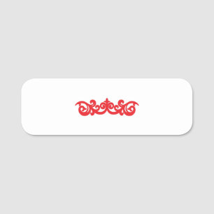 Beste Personalisierung von TextLogo-Namensmarken Namensschild