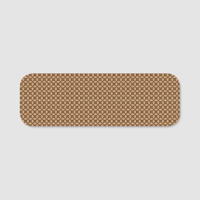 Beste Personalisierung von TextLogo-Namensmarken Namensschild (Vorderseite)