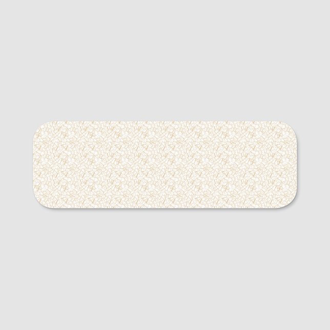 Beste Personalisierung von TextLogo-Namensmarken Namensschild (Vorderseite)