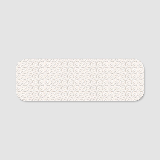 Beste Personalisierung von TextLogo-Namensmarken Namensschild (Vorderseite)
