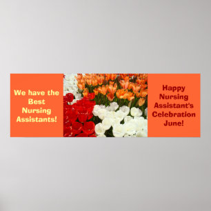 Beste Pflegeassistenten - Plakate - Feier Juni