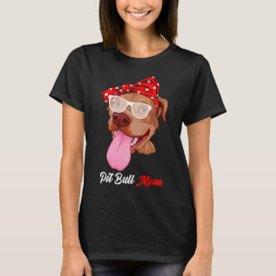 Beste Pitbulle Mama Ever Funny Dog Mama Vintag T-Shirt