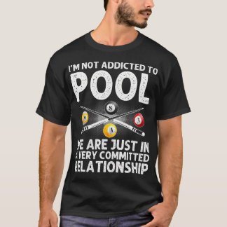 Beste Pool-Kunst für Jungen Billard 8 Ball Pool Sp T-Shirt