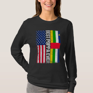 Beste Poppa je Amerikanische Zentralafrikanische R T-Shirt