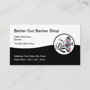 Beste preiswerte Visitenkarten für Barbier-Shops Visitenkarte