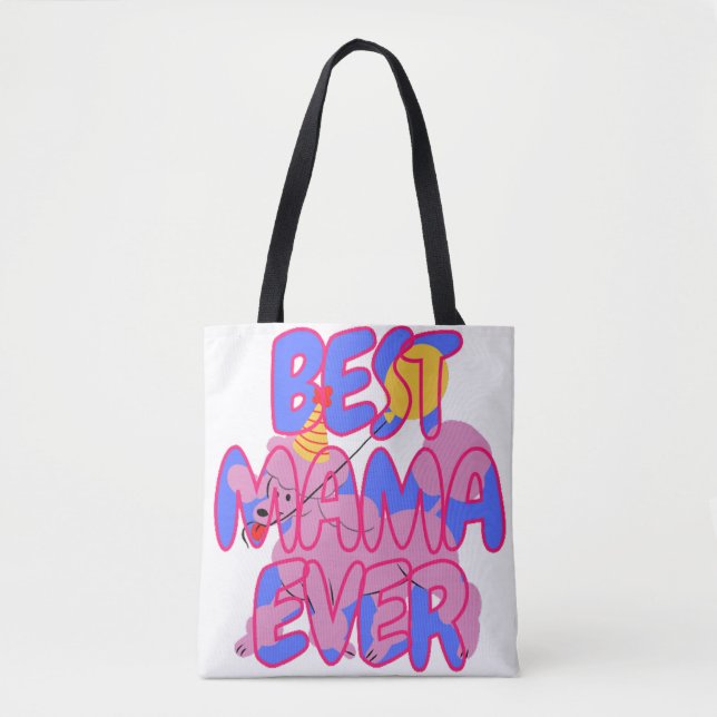 Beste Pudel-Mutter ever Tasche (Vorderseite)