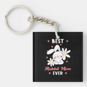 Beste Rabbit-Mama je Schlüsselanhänger