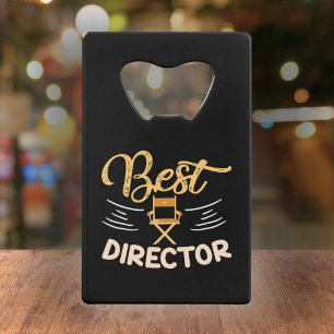 Beste Regie: Filmmaker-Geschenk Geldbeutel Flaschenöffner