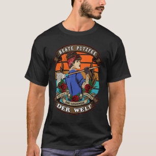 Beste Reinigungsmühle in der Welt Retro Wipe Mob W T-Shirt