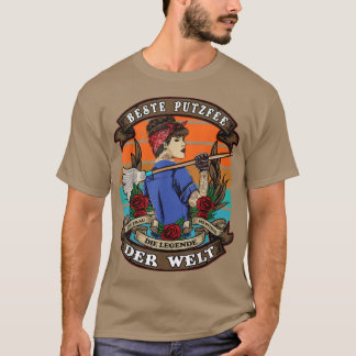 Beste Reinigungsmühle in der Welt Retro Wipe Mob W T-Shirt