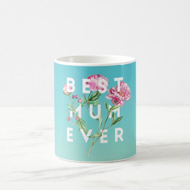 Beste Rose für die Farbe des Wassers Kaffeetasse (Mittel)