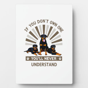 Beste Rottweiler Kunst für Männer Frauen Kinder Ro Fotoplatte