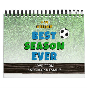 Beste Saison je, Fußball, Sport Personalisiert Kalender