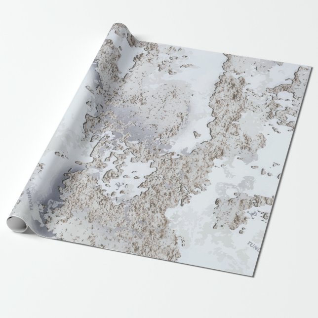 Beste Schneejagd Camouflage Camouflage Geschenkpapier (Ungerollt)