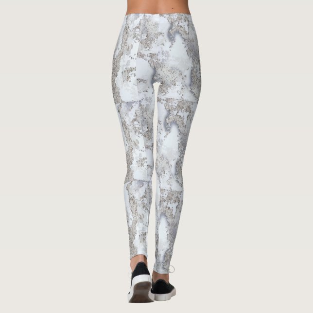 Beste Schneejagd Camouflage Camouflage Leggings (Rückseite)