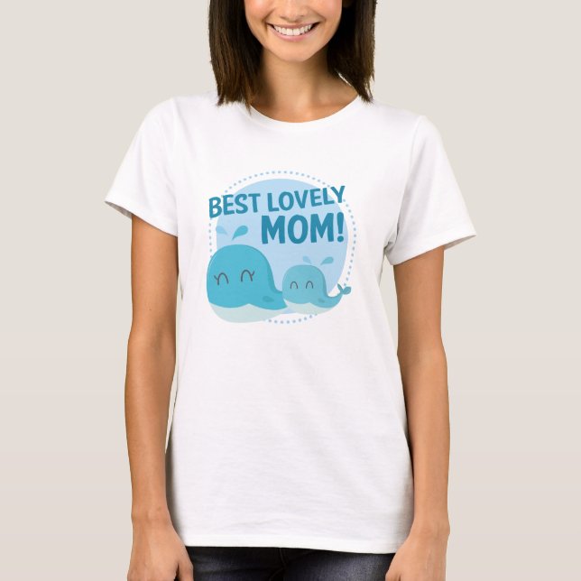 Beste schöne Mama T-Shirt (Vorderseite)