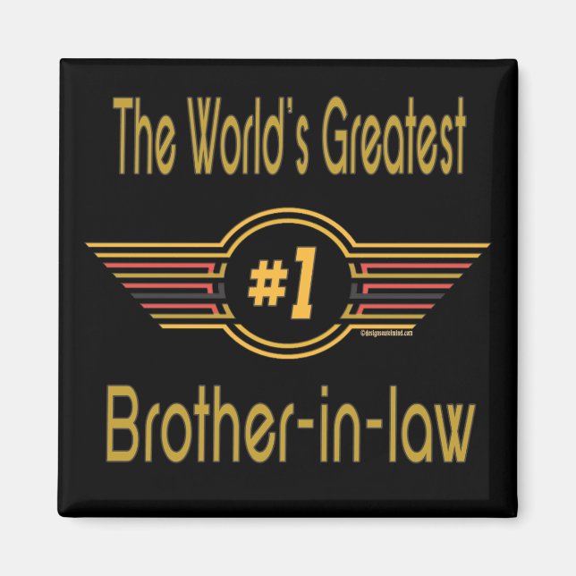 Beste Schwager-Geschenke Magnet (Vorne)