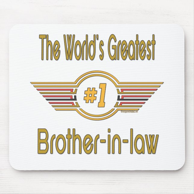 Beste Schwager-Geschenke Mousepad (Vorne)