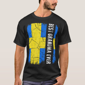 Beste schwedische Oma je Schweden Tag der Mutter F T-Shirt