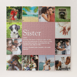 Beste Schwester der Welt Definition Lustig Rosa 12