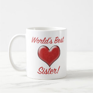 Beste Schwester der Welt Kaffeetasse