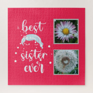 Beste Schwester-Fotovorlage