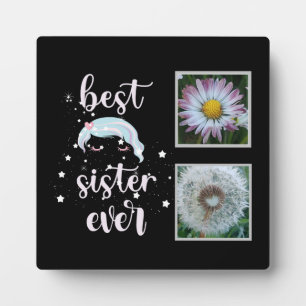 Beste Schwester-Fotovorlage Fotoplatte