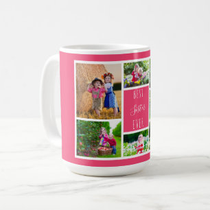 Beste Schwester je rosa Fotomaterial Kaffeetasse