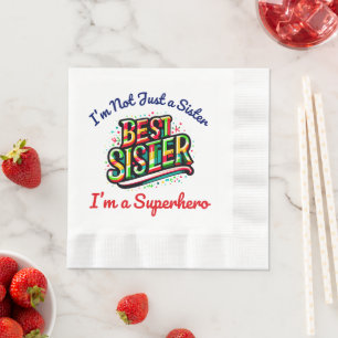 Beste Schwester Serviette
