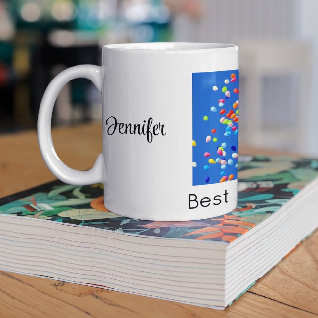 Beste Schwester überhaupt! Luftballons oder erstel Kaffeetasse (Von Creator hochgeladen)