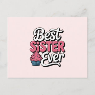 Beste Schwester überhaupt Postkarte