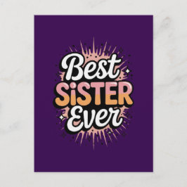Beste Schwester überhaupt Postkarte