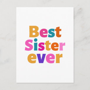Beste Schwester überhaupt Postkarte