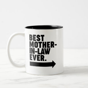 Beste Schwiegermutter je Zweifarbige Tasse
