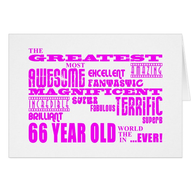 Beste sechsundsechzig Mädchen: Rosa bestste 66 (Vorderseite (Horizontal))