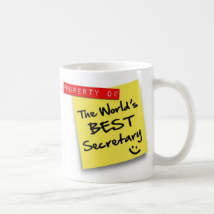 Beste Sekretärin der Welt Post Kaffeetasse